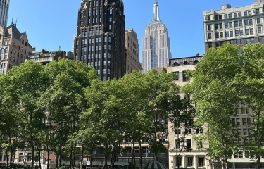 View of Art Deco skyscrapers in Midtown
