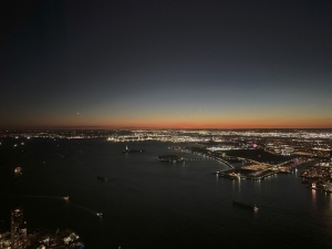 Sunset over the Upper Bay